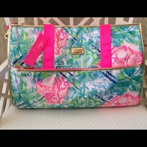 Lilly Pulitzer Bohemian Queen Convertible Duffel/Garment Bag!